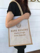 Herzog Reusable Jute Shopping Tote